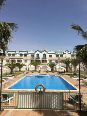 Luxury 1 bed -sleeps4- apartment on exclusive La Gaudia complex Caleta Fuste.